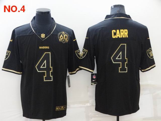 Men's Las Vegas Raiders 4 Derek Carr Jesey NO.4;